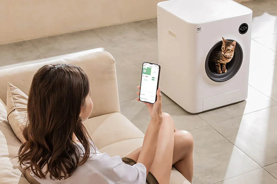automatic cat litter cleaner