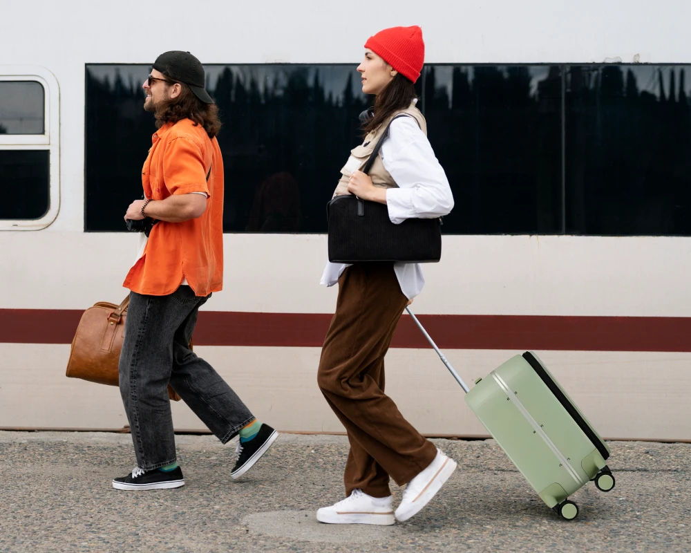 colorful carry on luggage